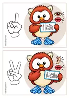 Vorschau - Poster - Lernworterarbeitung Bildkarten Marlene Walter - Eulendesign - Seite 1