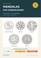 Vorschau - Mal- und Bastelvorlagen - 5 Mandalas für Kinder – kostenloses Freebie für Kita, Vorschule und Grundschule - Deckblatt
