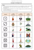 Vorschau - Arbeitsblätter - Würfelsage, 6. Klasse - Deckblatt