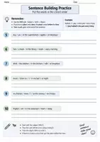 Vorschau - Arbeitsblätter - Wortstellung im Satz – Satzstellung im Englischen | Merkblatt & Übungsblätter - Seite 3