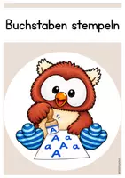 Vorschau - Poster - Stationsschilder Buchstabentag - Eulenklasse - Seite 3