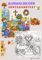 Vorschau - Mal- und Bastelvorlagen - Wachsendes Materialpaket Herbst - Seite 1