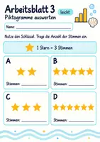 Vorschau - Arbeitsblätter - Piktogramme auswerten Klasse 4 | Mathematik Klasse 4 | 10 Arbeitsblätter als PDF - Seite 3
