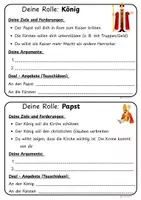 Vorschau - Stundenentwürfe - Rollenspiel: Ständegesellschaft Mittelalter, Rollenkarten - Seite 2
