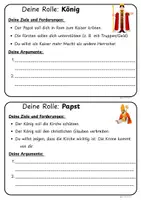 Vorschau - Stundenentwürfe - Rollenspiel: Ständegesellschaft Mittelalter, Rollenkarten - Seite 3