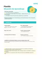 Vista previa - Para docentes: organización, planificación y formación - Plantilla Situación de Aprendizaje eduki_ES - Portada