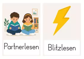 Vorschau - Stationenlernen - Leseband | Schilder für die Lesezeit - Seite 2