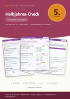 Vorschau - Test - Halbjahres-Check Deutsch 5 Mittelschule - Deckblatt