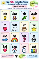 Vorschau - Fördermaterial/Inklusion - Die 100 häufigsten Wörter; Wortkarten für Rechtschreibung, LRS, Grundschule - Seite 2