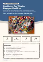 Vorschau - Stundenentwürfe - Kandinsky: Der Weg ins Ungegenständliche – Kunst Oberstufe - Seite 1