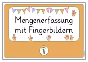 Vorschau - Bildkarten - Blitzsehen | Mengenerfassung bis 10 | Fingerbilder | digitale Tafel | Mitmachvideo | mit Kopiervorlagen - Seite 3