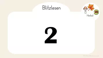 Vorschau - Präsentationen/Tafelbilder - Blitzlesen Herbst (animierte Präsentation) - Seite 3