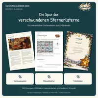 Vorschau - Arbeitsblätter - Adventsdetektive - Eine Detektivgeschichte als Adventskalender für Klasse 3/4 - Deckblatt