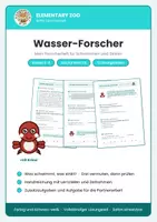Vorschau - Arbeitsblätter - Sachunterricht Klasse 3-4: Wasser-Forscher - Schwimmen und Sinken mit Experimenten - Deckblatt