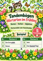 Vorschau - Spiele - Tandembögen - Wortarten - Frühling - Deckblatt