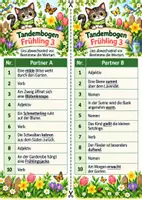 Vorschau - Spiele - Tandembögen - Wortarten - Frühling - Seite 1