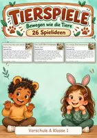 Vorschau - Spiele - Spielend lernen: 5 Spielesammlungen mit 130 Ideen für Sprache, Zahlen, Gefühle, Sinne und Tiere - Seite 1