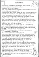 Vorschau - Arbeitsblätter - Sankt Martin Leseweg, Sachtext, Leseübung, Klasse 3, Klasse 4 - Seite 3