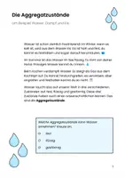 Vorschau - Arbeitsblätter - Die Aggregatzustände - Einführung am Beispiel von Wasser - Seite 3
