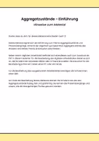 Vorschau - Arbeitsblätter - Die Aggregatzustände - Einführung am Beispiel von Wasser - Seite 1