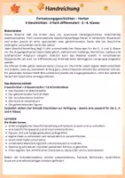 Vorschau - Arbeitsblätter - Fortsetzungsgeschichten Herbst | 15 Schreibanlässe | 3-fach differenziert | 2.-4. Klasse - Seite 1