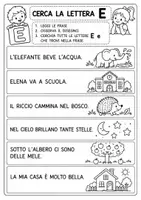 anteprima - Esercizi - Schede didattiche lettera E - Pagina 3