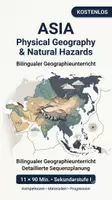 Vorschau - Stundenentwürfe - Bilingual Geography: Asia – Sequenzplanung | Physical Geography & Natural Hazards | 11 Doppelstunden - Deckblatt