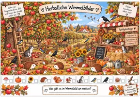 Vorschau - Arbeitsblätter - Herbstliche Wimmelbilder - Seite 3
