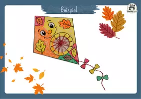 Vorschau - Mal- und Bastelvorlagen - Kunst Herbst Grundschule, Materialpaket | Basteln, Klasse 1, Klasse 2, Klasse 3, Klasse 4 - Seite 3