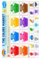 Vista previa - Hojas de trabajo - Los colores en Infantil (español y english) - Portada