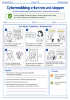 Vorschau - Arbeitsblätter - Cybermobbing stoppen Lernmalbuch Klasse 5–6 - Deckblatt
