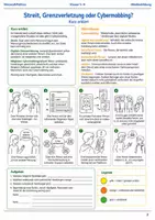 Vorschau - Arbeitsblätter - Cybermobbing stoppen Lernmalbuch Klasse 5–6 - Seite 1
