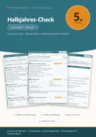 Vorschau - Test - Halbjahres-Check Mathe 5 Mittelschule - Deckblatt