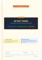 Προεπισκόπηση - Φύλλα εργασίας - B2 Past Tenses Classroom Packet - Εξώφυλλο
