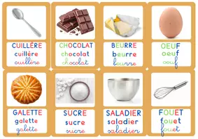 Aperçu - Apprentissages en autonomie - Imagier cuisine - Page de couverture