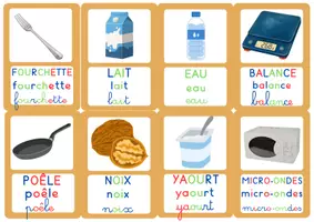 Aperçu - Apprentissages en autonomie - Imagier cuisine - Page 3