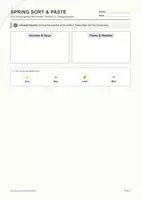 Προεπισκόπηση - Φύλλα εργασίας - Spring Worksheets ESL Kindergarten - Σελίδα 3