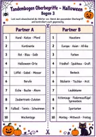 Vorschau - Arbeitsblätter - Tandembögen - Oberbegriffe - Halloween - Seite 3