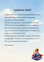 Vorschau - Unterrichtsreihen - Herbst-Domino – Leseverständnis & Leserätsel für die Grundschule, Klasse 2 - Seite 1