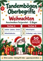 Vorschau - Arbeitsblätter - Tandembögen - Oberbegriffe - Weihnachten - Deckblatt