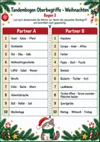 Vorschau - Arbeitsblätter - Tandembögen - Oberbegriffe - Weihnachten - Seite 3