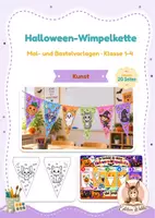 Vorschau - Mal- und Bastelvorlagen - Kunst Klasse 2 - Deckblatt