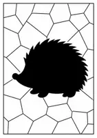Vorschau - Mal- und Bastelvorlagen - Herbstkunst: Mosaikbilder mit Silhouetten - Seite 2