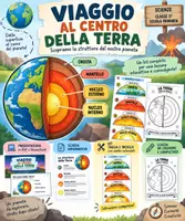 anteprima - Esercizi - Viaggio al Centro della Terra – Kit Didattico | Classe 5ª - Pagina di copertina