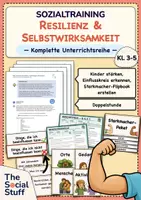 Vorschau - Stundenentwürfe - Soziales Lernen Grundschule: Sozialtraining "Resilienz & Selbstwirksamkeit" - Komplettpaket (2 Unterrichtsstunden) - Deckblatt