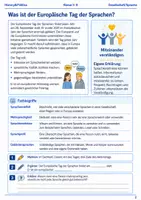 Vorschau - Arbeitsblätter - Europäischer Tag der Sprachen Arbeitsblatt Klasse 5–6 - Seite 1