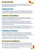 Vorschau - Arbeitsblätter - Leseverständnis Klasse 4 – Lesemission Herbstpark: Das Rätsel um den goldenen Baum - Seite 1