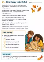 Vorschau - Arbeitsblätter - Leseverständnis Klasse 4 – Lesemission Herbstpark: Das Rätsel um den goldenen Baum - Seite 2
