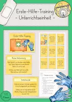 Vorschau - Stundenentwürfe - Erste Hilfe Training Unterrichtseinheit - Deckblatt