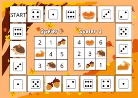 Voorbeeld - Getalbeelden tot 10 - spelborden - Voorblad